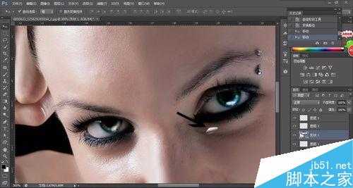 ps将眼睛后期处理更漂亮更空灵
