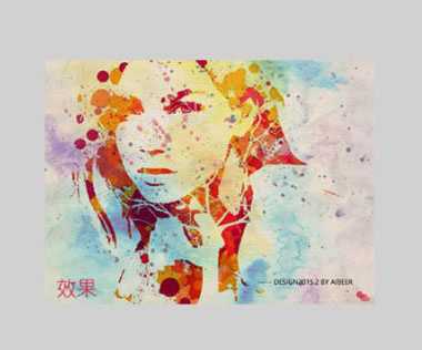 ps中如何将普通照片转成酷炫的水彩喷溅效果