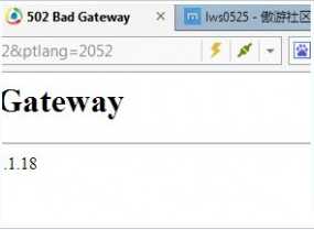 502 bad gateway是什么意思?502 bad gateway错误解决办法