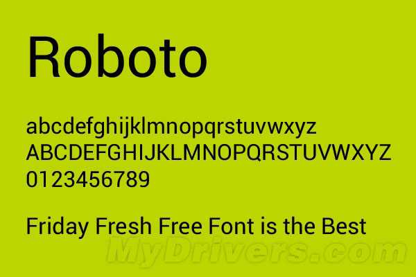 开发者福音:Google将Android默认字体Roboto完全开源了